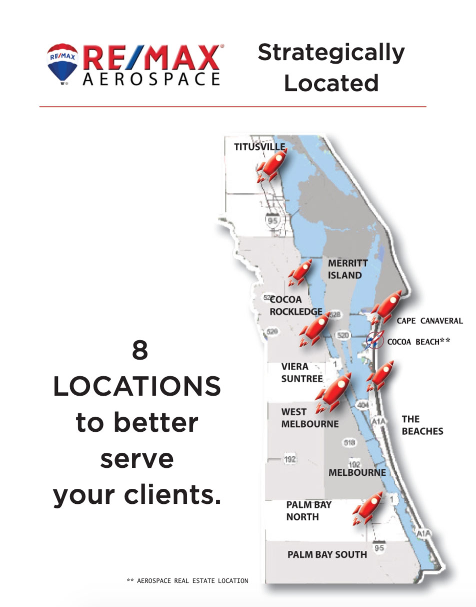 Map of RE/MAX Aerospace locations